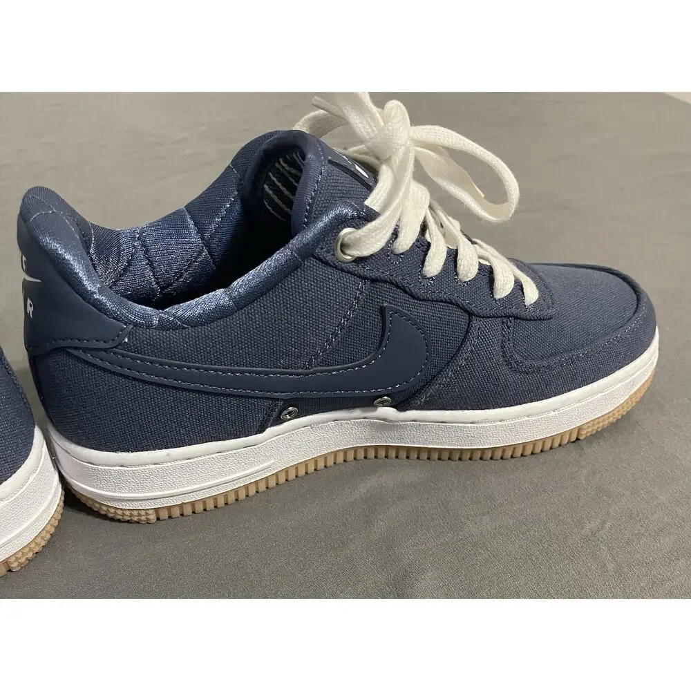 Nike Air Force 1 ’07 Patched Up Los Angeles Blue GS Youth 5Y Gum Sole
